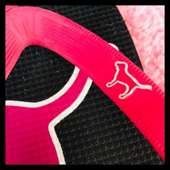💕ⓅⒾⓃⓀ ⓋⓈ Vintage Pink Dog Flip Flops NWT💕 - Picture 5 of 6